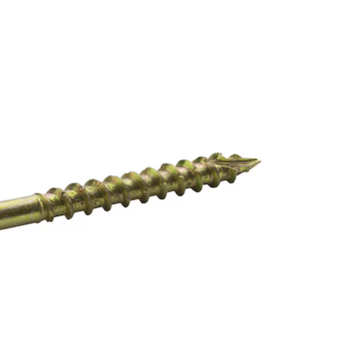 Apache 9 x 2-1/2-in Yellow Zinc Interior Wood Screws – 85-Pack