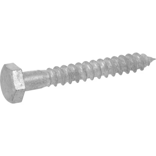 Apache 3/8-in x 3-1/2-in Hot-Dipped Galvanized Hex-Head Exterior Lag Screws